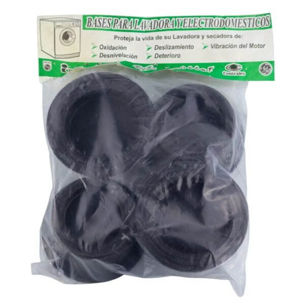 Juego de bases de caucho antivibracion para lavadoras - Imagen 3