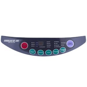 Calcomania de frontal DWF 6011 burbujas de aire para Lavadora Haceb y Daewoo