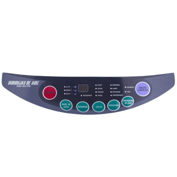 Calcomania de frontal DWF 6011 burbujas de aire para Lavadora Haceb y Daewoo