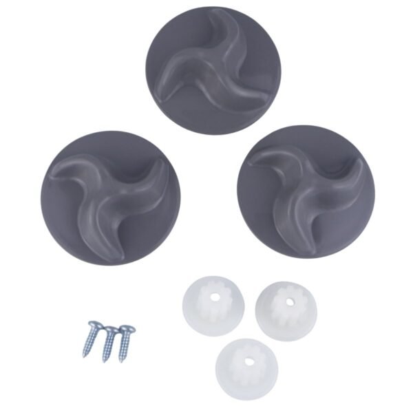 Mariposas de plato X3 pequeñas para agitador lavadora LG