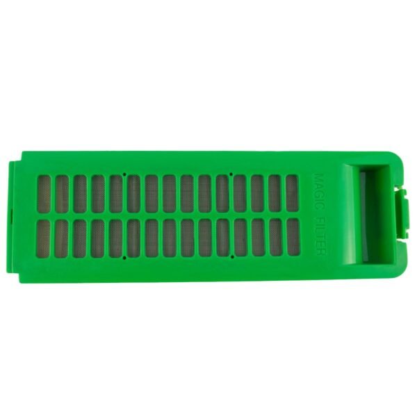 Filtro atrapamotas verde lavadora Samsung pequeña