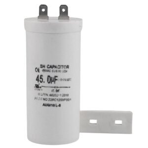 Capacitor de 45uf para lavadora Mabe y Centrales
