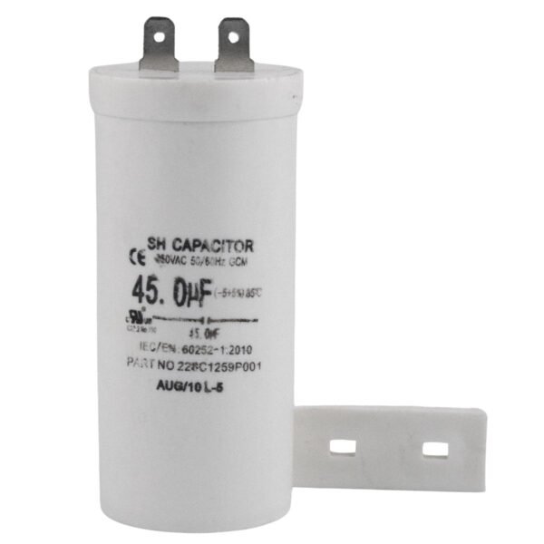Capacitor de 45uf para lavadora Mabe y Centrales