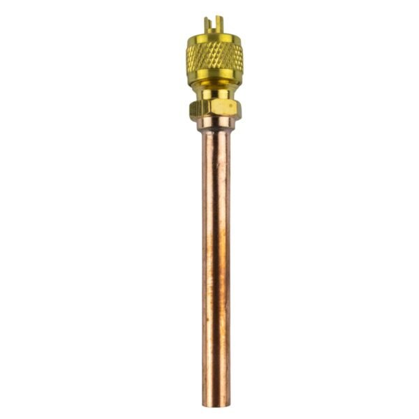 Valvula de carga o gusanillo de 1/4 para refrigeracion