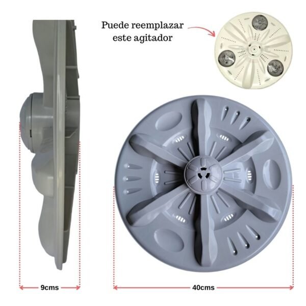 medidas del Agitador lavadora Haceb 520/560 40cms