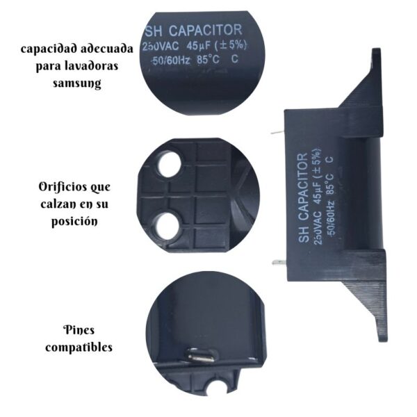 caracteristicas del capacitor