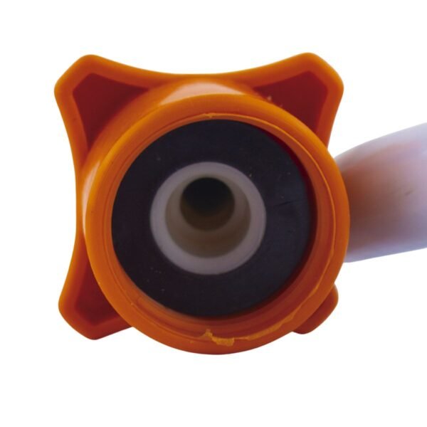 Manguera racor naranja entrada de agua universal para lavadoras - Imagen 3
