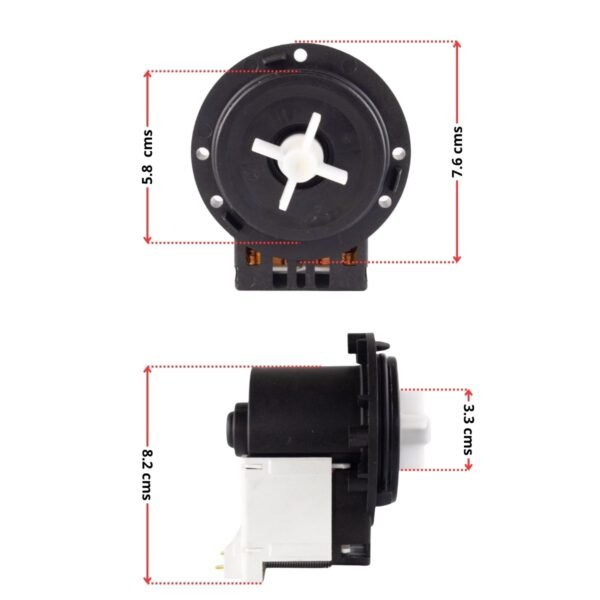 Bomba de desague supco 50 watts para lavadoras digitales - Imagen 2