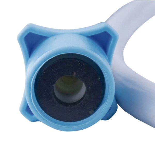Manguera racor azul entrada de agua universal para lavadoras - Imagen 3