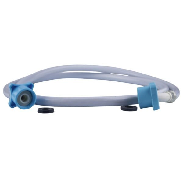 Manguera racor azul entrada de agua universal para lavadoras - Imagen 4