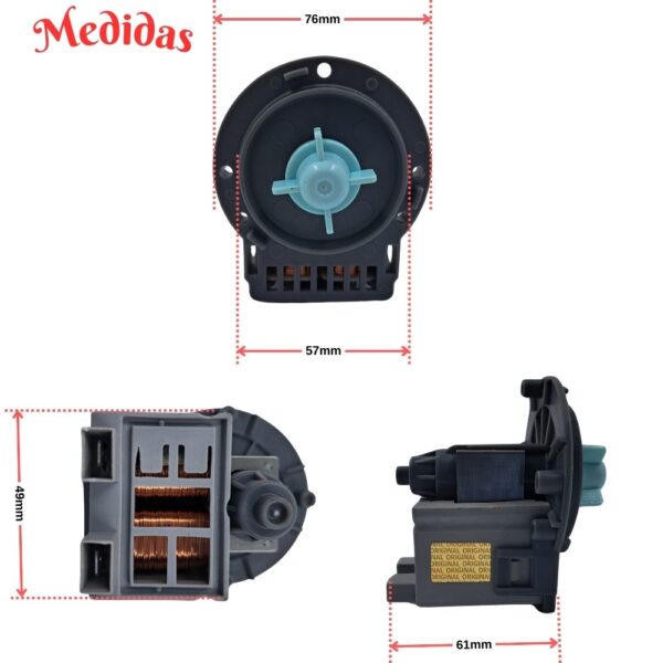 Bomba para lavadora - 40 Watts - Imagen 2