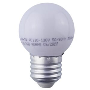Bombillo led pin pon rosca E26 de 2 watts