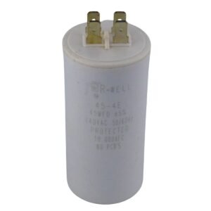 Capacitor 45uf plastico universal para lavadoras digitales