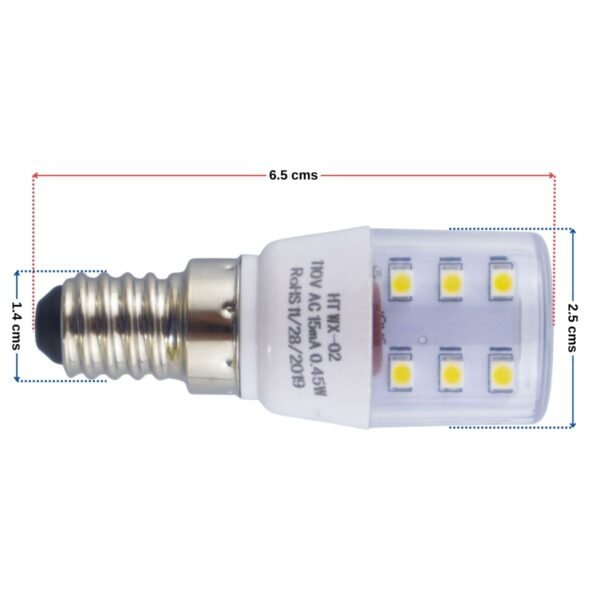 Bombillo led rosca E14 para neveras - Imagen 2