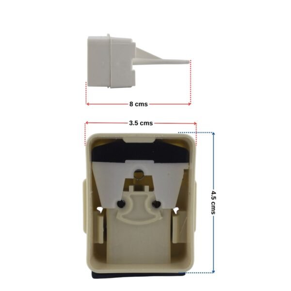 Combo relay y termico sin capacitor para neveras - Imagen 2