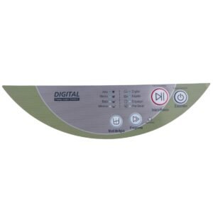 Calcomania gris digital fuzzy lavadora Samsung
