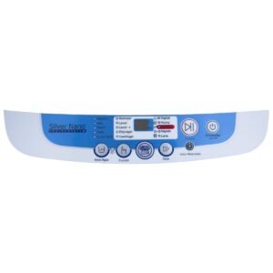 Calcomania Silver Nano lavadora Samsung