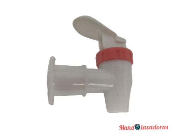 Llave dispensadora roja con blanco