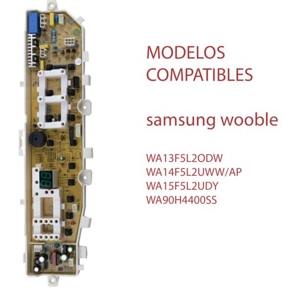 Tarjeta control panel larga lavadora samsung wobble - Imagen 4