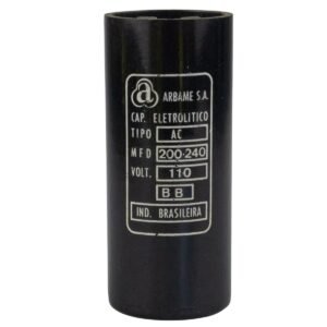 Capacitor de arranque 200uf-240uf motores de 1/2 hp