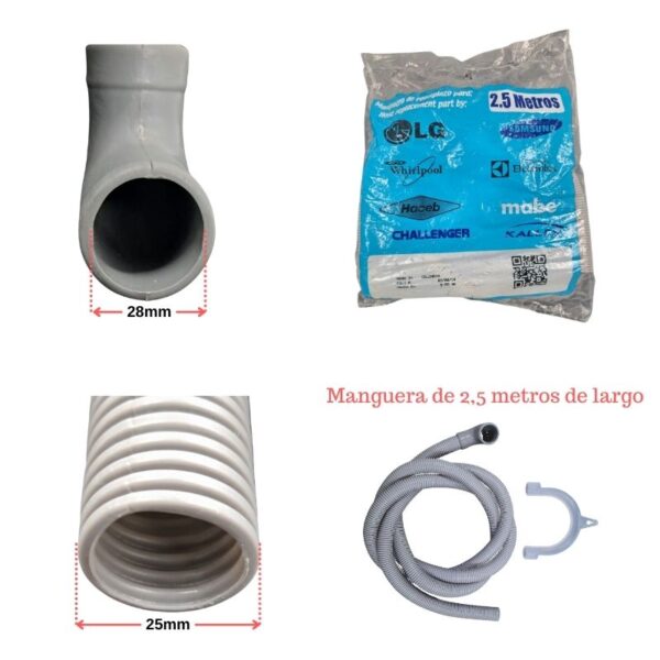 medidas de la manguera