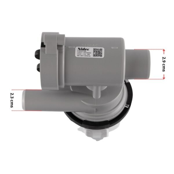Bomba de desague 26V lavadora LG inverter carga superior Original - Imagen 2