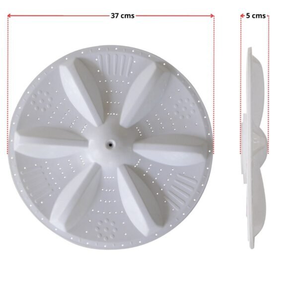 Agitador de 37 cms lavadora dos tinas Haceb - Imagen 2