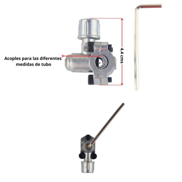 Valvula pincha tubo o robagas para tubos de 1/4"  5/16"  3/8" - Imagen 2