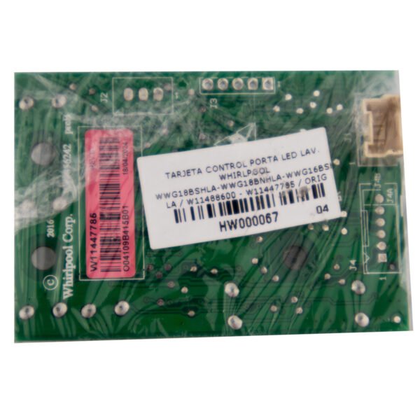 Tarjeta control portaled 5 pulsadores lavadora Whirlpool original - Imagen 3