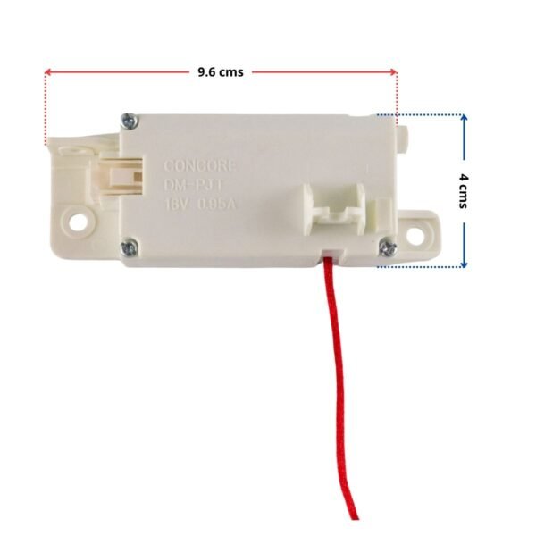 Seguro interruptor de tapa cordon rojo lavadora LG inverter - Imagen 2