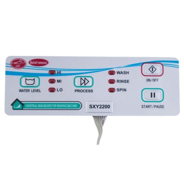 Tarjeta control panel amarilla universal para lavadoras - Imagen 6