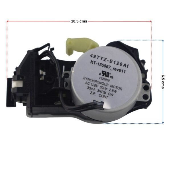 Drain motor shifter actuador 4 cables lavadora Whirlpool - Imagen 2