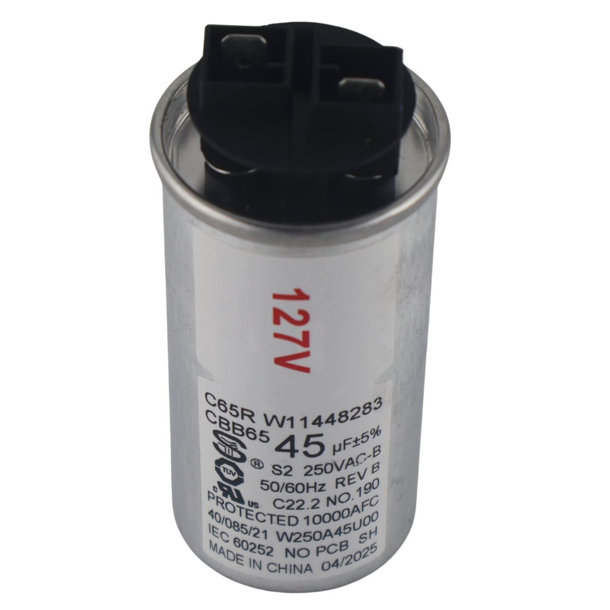 Capacitor 45uf metalico para lavadoras Whirlpool y Haceb 6 Capacitor 45uf metalico para lavadoras Whirlpool y Haceb - Imagen 6