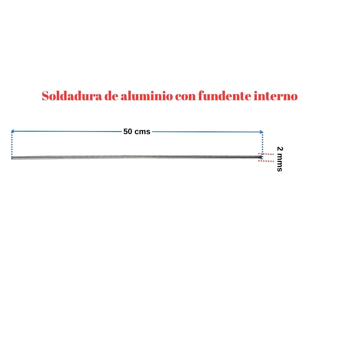 Soldadura de aluminio con fundente interno 2 Soldadura de aluminio con fundente interno - Imagen 2