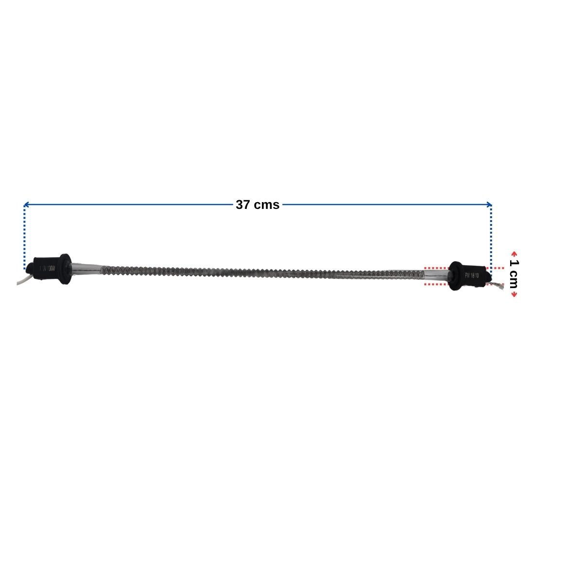 Resistencia de vidrio de 37cms para neveras nofrost 2 Resistencia de vidrio de 37cms para neveras nofrost - Imagen 2